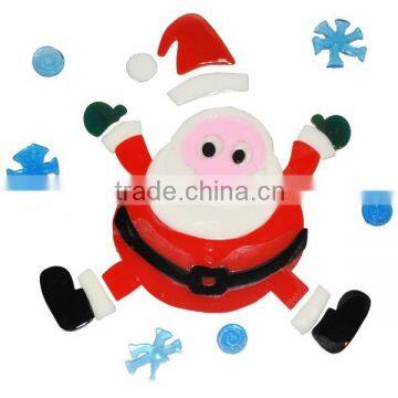 christmas ornament SANTA CLAUS Gel Cling window decorations