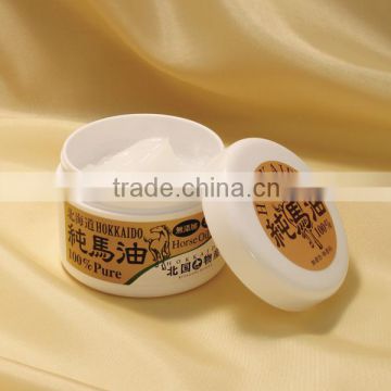 Japanese highly moisturizing Hokkaido pure horse oil as antifungal cream