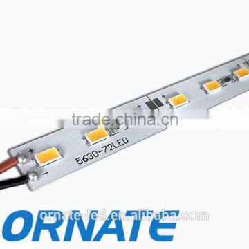 hot sell super bright samsung 12v 5630 smd rigid led strip from china