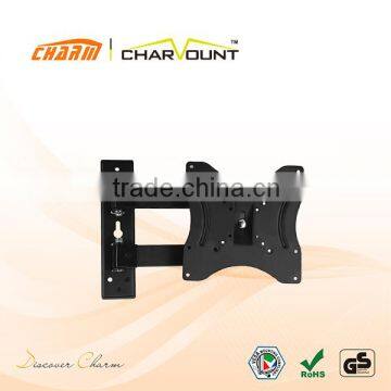 Retractable tv Bracket for 17"-42", 180 Degrees Swivel tv Mounting Bracket