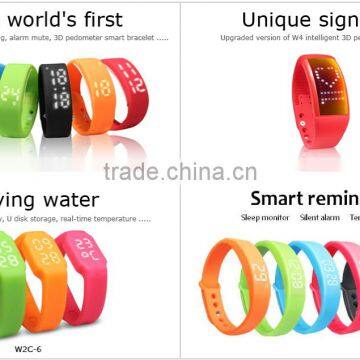 Sports Pedometer watch, Smart Silicon watch, sport smart bracelet, sport smart wristabnd