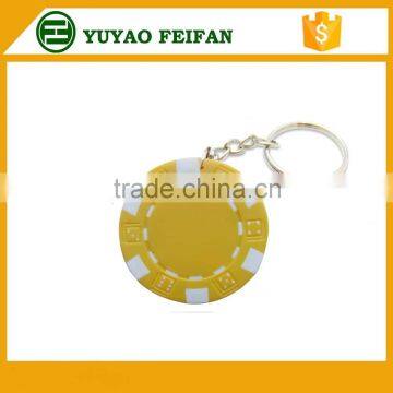 casino souvenir poker chip keyring car key chain customized