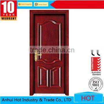 Waterproof Endurable UPVC French Doors High Quality Large Wooden Front Doors Soundproof Bedroom Door