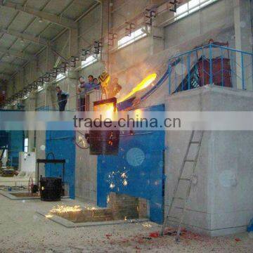 50kg-10000kg aluminium melt and holding furnace