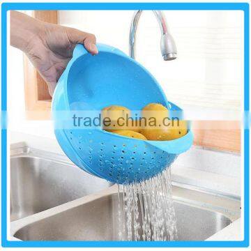 Kitchen Plastic Fruit&Vegetable Folding Dropping Basket photo-2