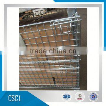 Foldable Steel Warehouse Wire Pallet Cages