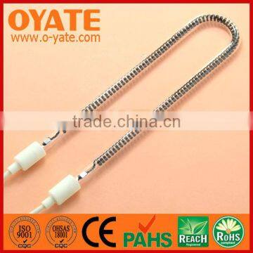 U sharp frost quartz heating tube,electric heat tube