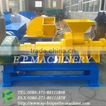 Screw type coal /charcoal briquette machine