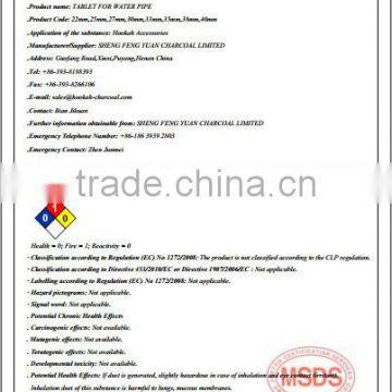 Arab Silver Stick Shisha Charcoal 60pcs photo-3