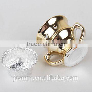 2016 New Hot Sell Golden Arabic Incense Burner Candle Burner Cramic Incense Burner for Charcoal