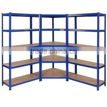 metal steel MDF corner shelving units