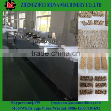 Automatic chocolate cereal nuts bar production line/fruits nuts bar making machine