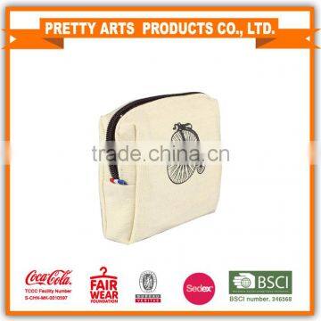 Women Canvas Retro Small Mini Square Eiffel Wallet Coin Purses Clutch Money Pouch Bags Gift photo-3
