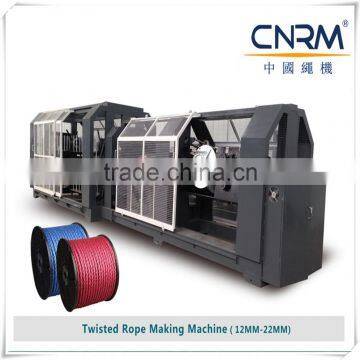 Plastic Nylon rope twisting machine for the production of ropes