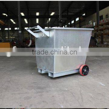 CFS front tipping bin forklift truck steel bin