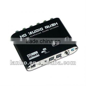 Digital Audio converter 5.1 Channel DTS/AC-3 Digital Surround Sound Audio Decode