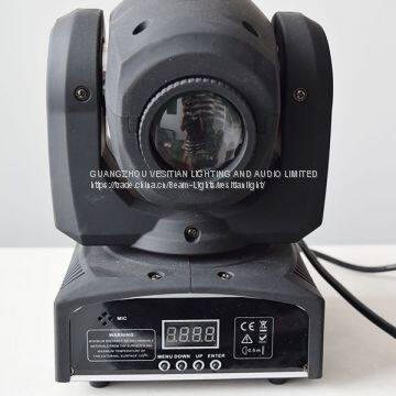 Mini Projector Party Led Stage Lighting 10w Gobo Moving Head Mini Led q Spot Lights photo-2