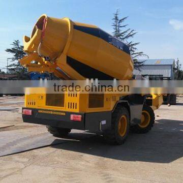 Water Tank Propelled Concrete Mixer With Self Loading Function and Power Shift Truck With Pump Diesel Engine Air Conditioner photo-4