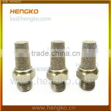 Sintered SS 316L stainless Steel Silencing Pneumatic Exhaust Valve