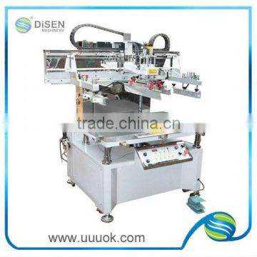 Flat bed screen printing machine