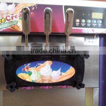 Counter Top Commercial 3-flavor Ice Cream Machine BQL-839T TEL: 0086-13632272289