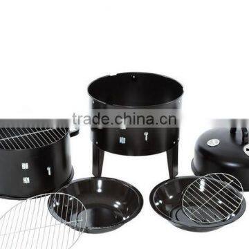 Black Steel 3-in-1 BBQ Smoker photo-3