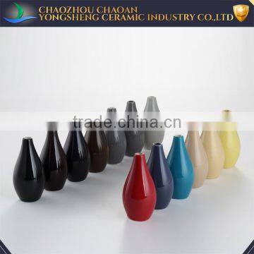 Colorful Glazed Vase Table Top Vase Ceramic Decoration