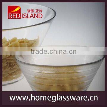 11 Inch Centrifuge Glass Fruit Salad Bowl photo-6