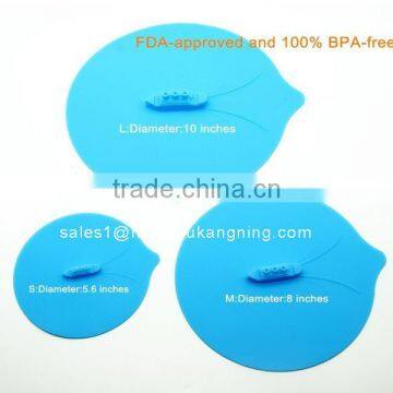 Steam Ship Silicone Suction and Food Cover Lid/Splatter Guard photo-2