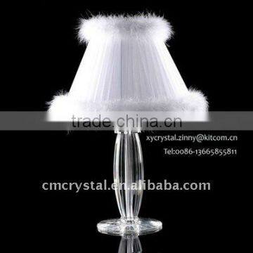 luxury crystal hotel table lamp