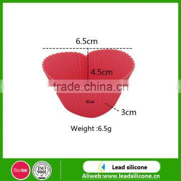 Lovely Heart Shape Silicone Cake Mold Cake Mold Chocolate Mold For Wedding photo-3