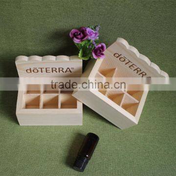 Eco-Friendly Feature and Tools Use Wooden Essential Oil Display Storage Box With 6 Compartments photo-2