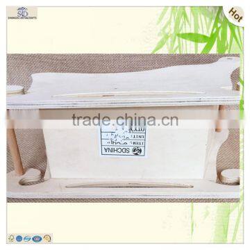 Craft Legs Holder Waving Edge Wooden Bed Tray photo-5