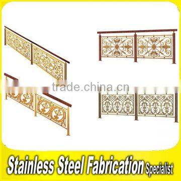 New Design Carving Decorative Stair Aluminum Stair Railing Indoor Baluster photo-5