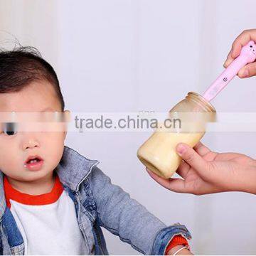 Creative Smart LED Thermometric Spoon, 304 Stainless Steel Spoon For Baby Use photo-3