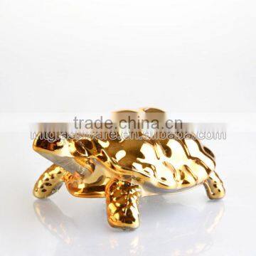 The Family Decorates Plating Gold Glass Artware Tortoise photo-4