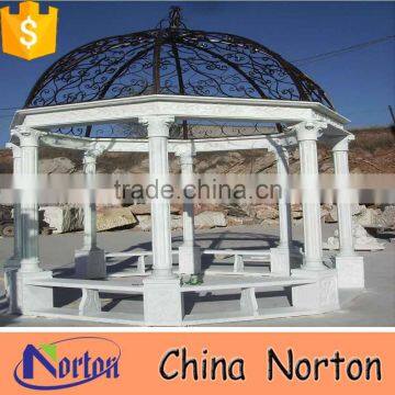 garden large natural white marble gazebos for sale NTMG-230S