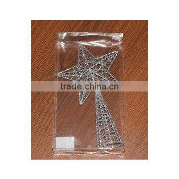 Metal Christmas Tree Decoration Top Star