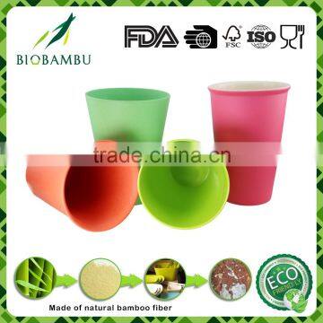 Ecological Smooth Environmental Bamboo Fiber Cup Set photo-2