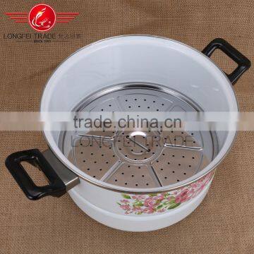 5pcs New Enamel Lid Enamel Steam Pot/coated Cast Iron Cookware Wholesale photo-4
