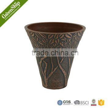 10T30 Series Biodegradable Outdoor Decorative Plastic Flower Pot/Planter/ 10 Years Lifetime photo-2