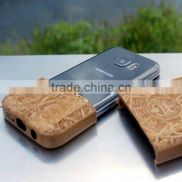 Classical Chinese Walnut/bamboo/rosewood/cherry/maya Cartoon Cell Phone Case for Samsung photo-6