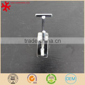 4"Supermarket Slatwall Double Loop Hook for Shop Accessory Chromed Finish - Pack of 100 photo-4