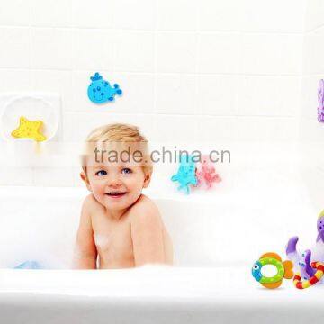 New Design Cheap Baby Bath Toy With Floating Animals /bath Toy Organizer Anima Set From ICTI Dongguan OEM&ODM Manufacturer photo-2