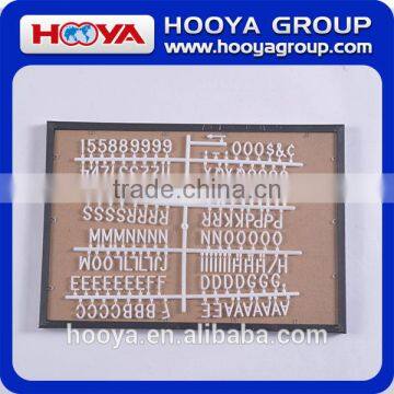 China Wholesale Plastic Letters for Felt Letter Boards photo-5