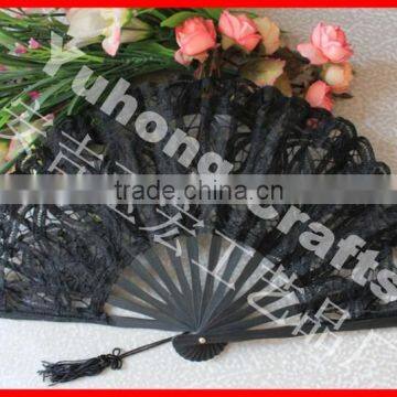 Beatutiful and Colorful Wedding Folding Lace Fan photo-3