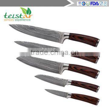 5pcs Japanese Damascus Steel 8 Inch Chef Knife Best Quality Japanese VG10 Super Steel 67 Layer High Carbon Stainless Steel-Raz photo-2