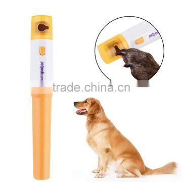 2016 new Worldwide Pet Dog Cat Nail Grooming Grinder Trimmer Clipper Electric Nail File Kit