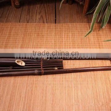 Nature Black Bamboo Poles Ladders With Flowers for Home And Garden Decoration photo-2