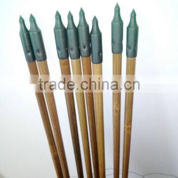 84cm/33inch Archery Bamboo Arrow Shaft With Varnish and Hunting Arrowheads